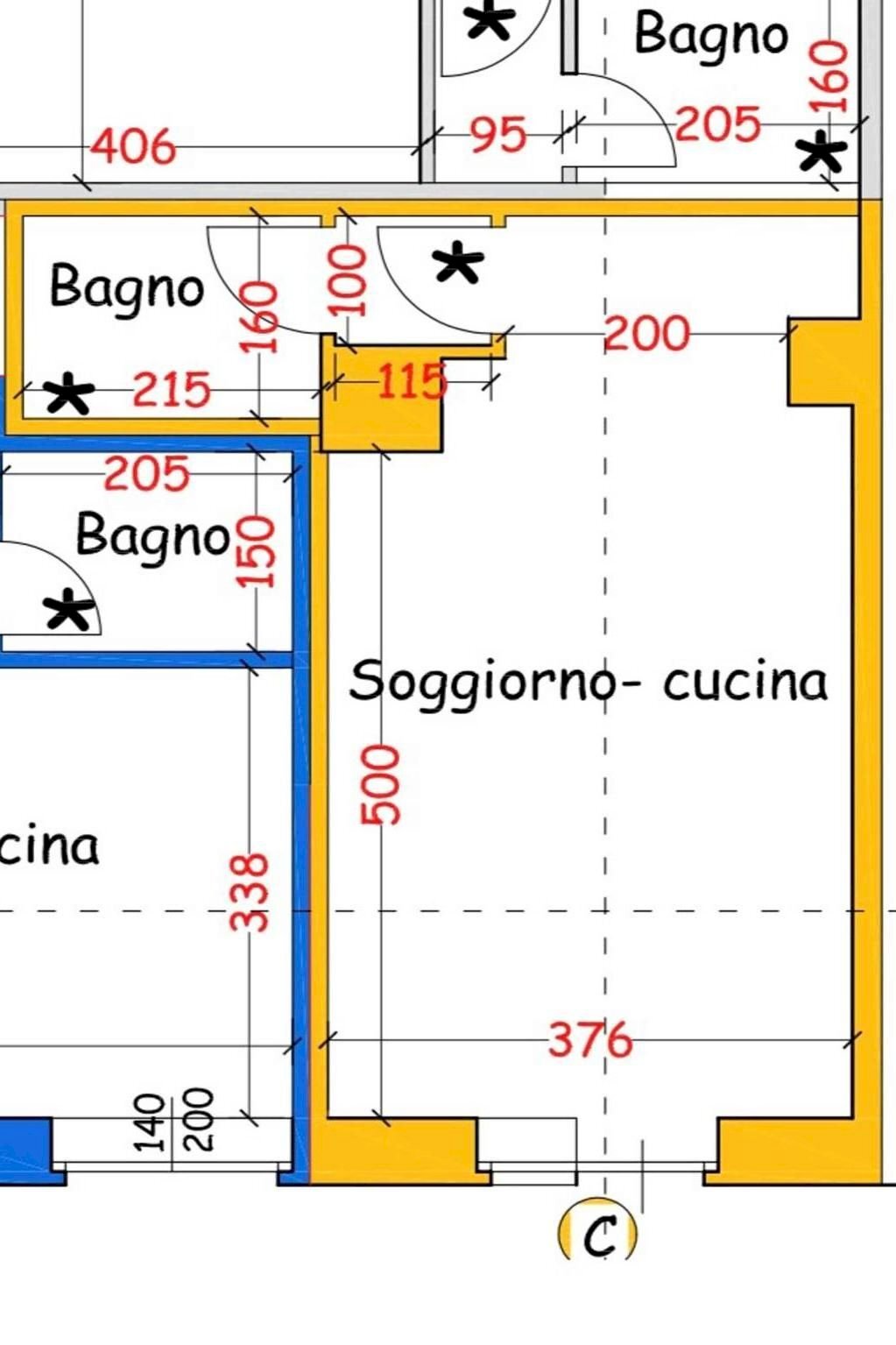 Appartamento via Stradella, 126, Torino - planimetria 1