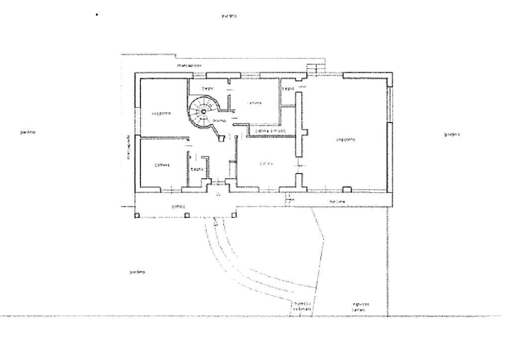 Villa Strada Sabena, Pecetto Torinese - planimetria 1