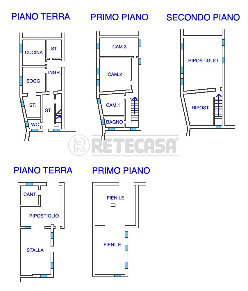 PLANIMETRIA - Casale PIAZZA DEGLI EROI 3, Romans d'Isonzo - floor plans 1