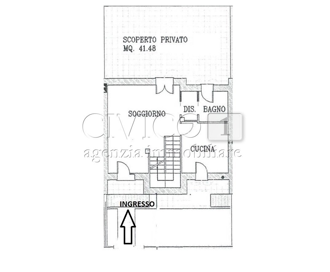 PLAN PIANO TERRA.jpg - Porzione di casa Via San Francesco, Veggiano - planimetria 1