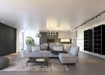RENDER SOGGIORNO - Porzione di casa Via Grazia Deledda, Padova - foto 3