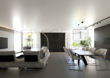 RENDER SOGGIORNO - Porzione di casa Via Grazia Deledda, Padova - foto 4