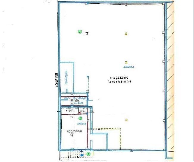 6.jpg - Locale Commerciale all'asta Via Braie 302, Camporosso - planimetria 1