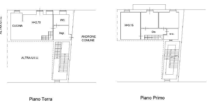 PLANIMETRIA ABITAZIONE - Appartamento Nole - planimetria 1