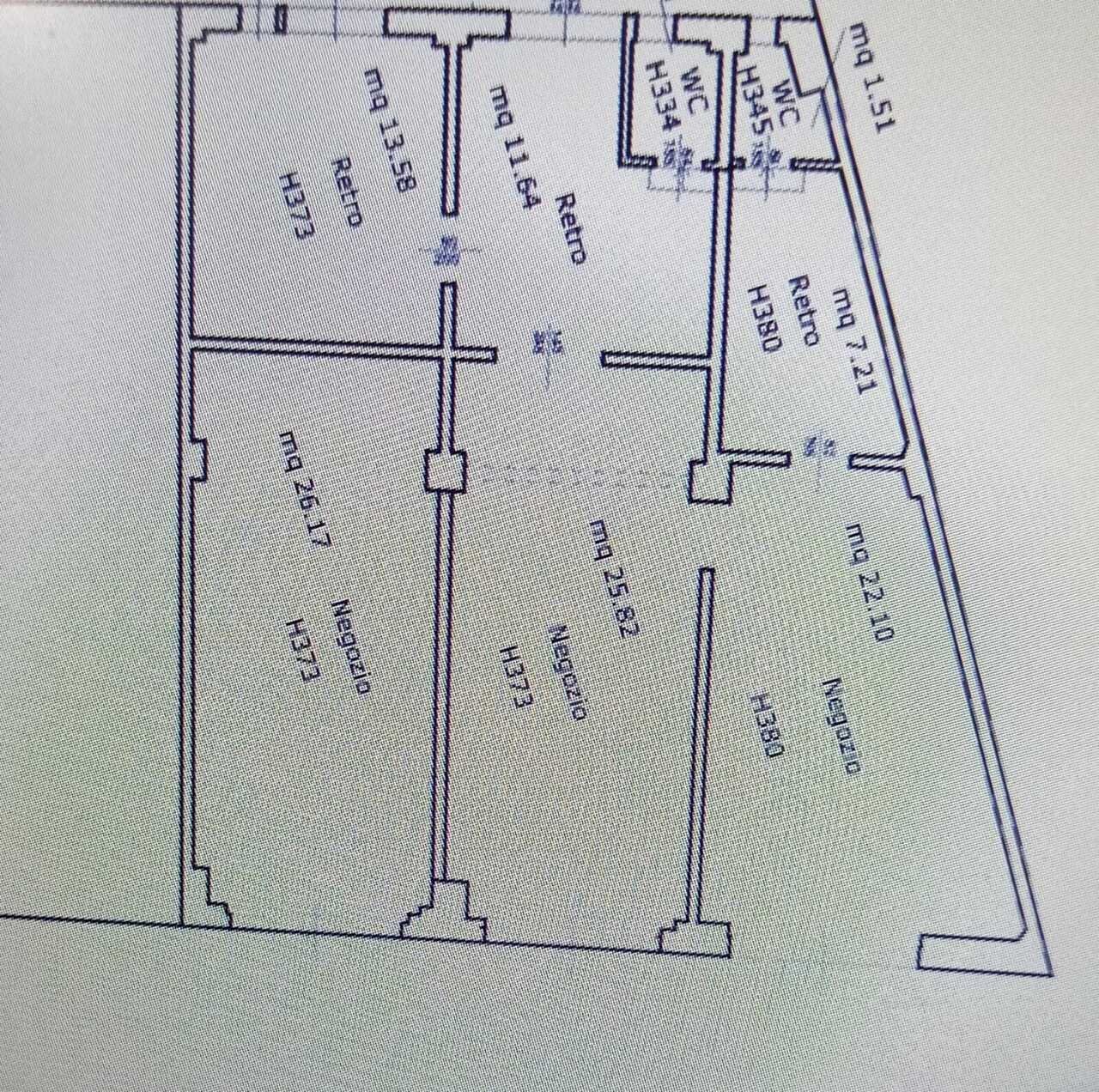 Planimetria.jpeg - Locale Commerciale Via Valdegola, Firenze (zona Santa Maria Novella) - planimetria 1