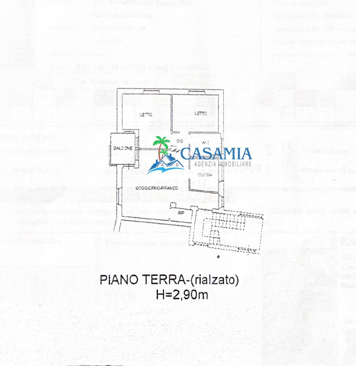 Appartamento zona centrale  S.Benedetto Del Tronto - Quadrilocale Via San Martino, San Benedetto del Tronto - planimetria 1