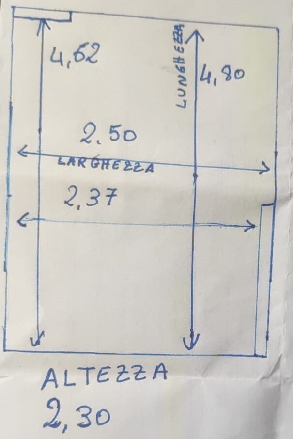 misure.jpg - Box CORSI SIRACUSA 140, Torino (zona Mirafiori Nord) - planimetria 1