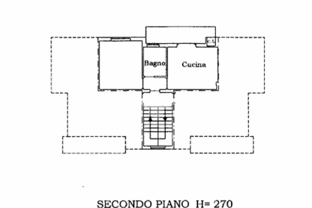 Two-room apartment Str. Privata Papa Giovanni Paolo II, Cameri - floor plans 1