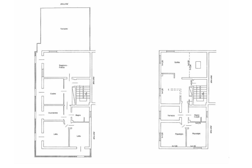 Casa indipendente Villa abbinata Via Fratelli Gastinelli, Reggio nell'Emilia - planimetria 1