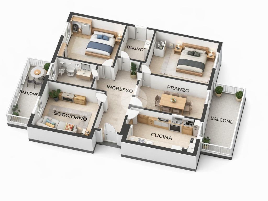 Trilocale appartamento via g dati, Rimini - foto 3