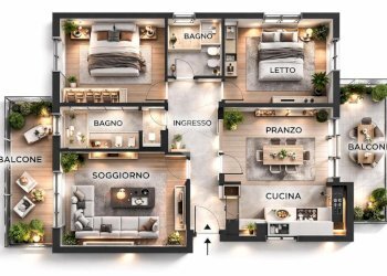 Trilocale appartamento via g dati, Rimini - foto 6