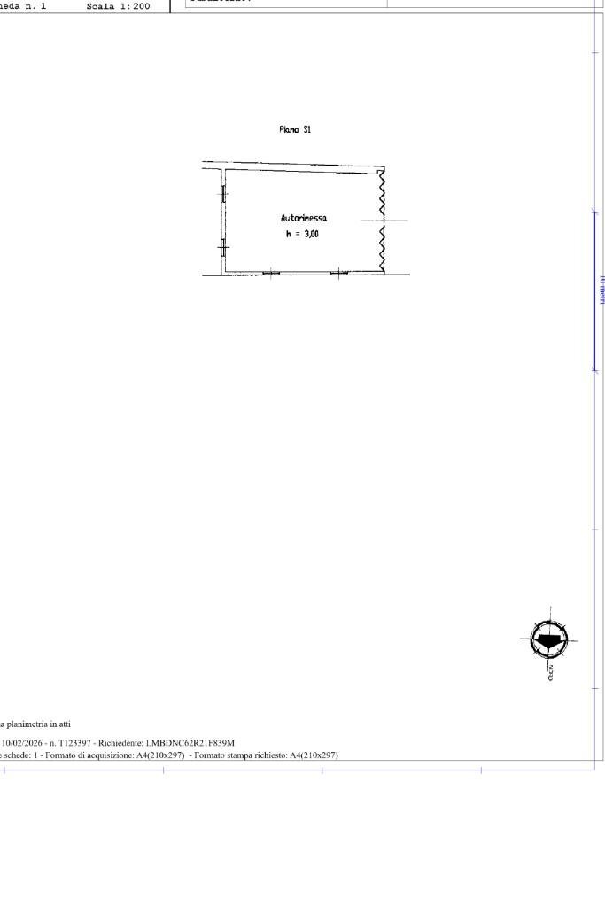 Box Strada Alessandria, Parma (neighborhood San Leonardo) - floor plans 1