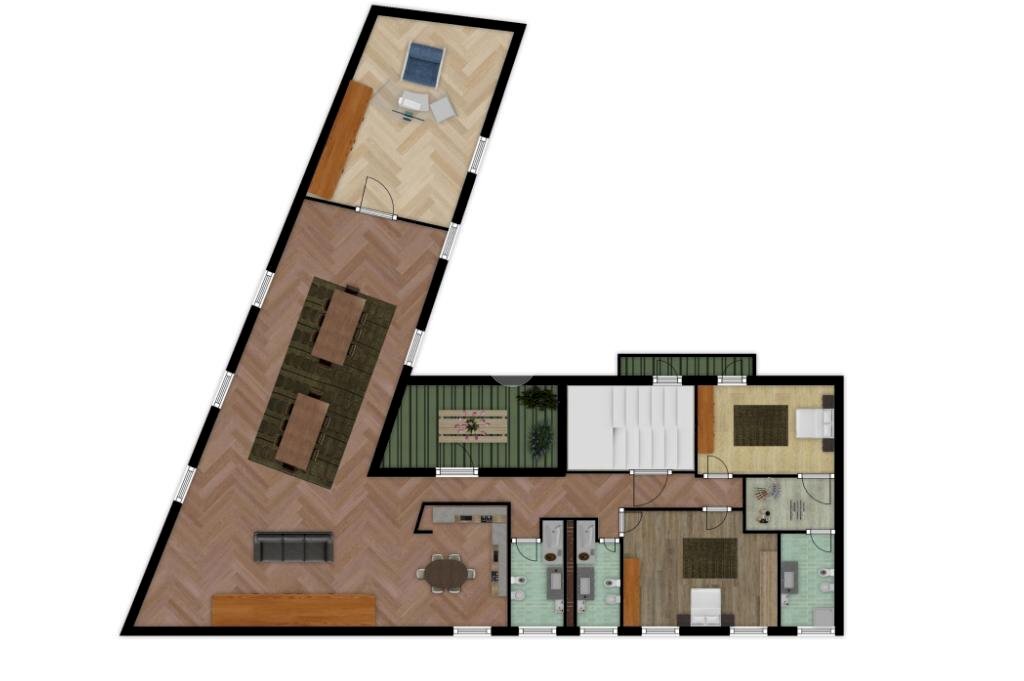 Independent house Via Verdi angolo Via Manzoni, Corbetta - floor plans 1