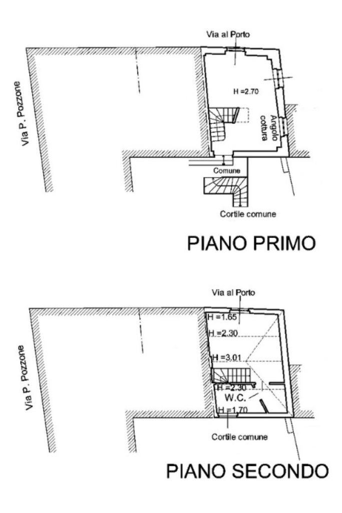 Semi-detached house Via Pozzone Professor, Trezzo sull'Adda - floor plans 1