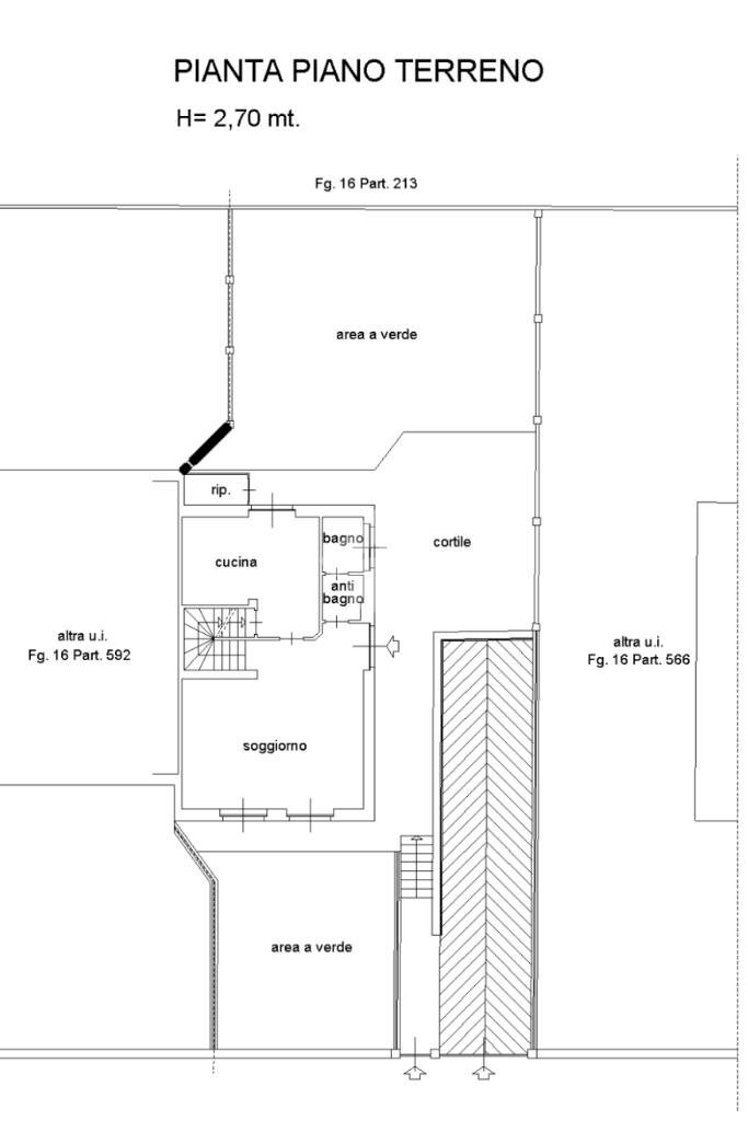 Villa a Schiera Via M.Buonarroti, Vinovo - planimetria 1