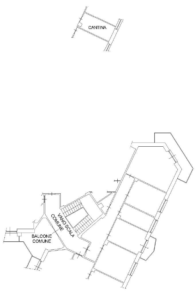 Four-room apartment Via Rio Misureto, Alba - floor plans 1