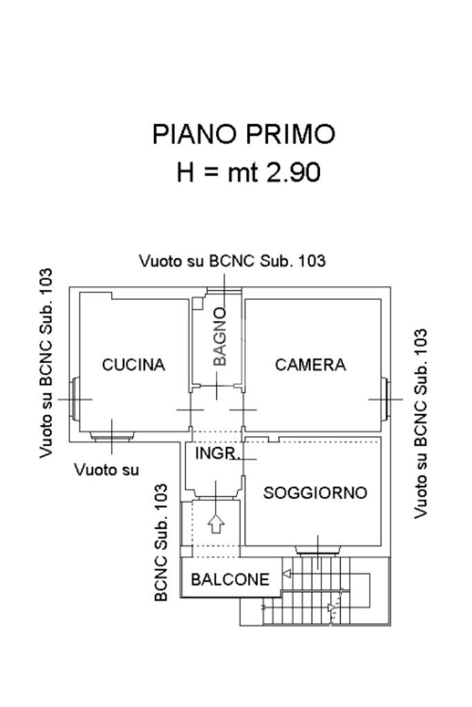 Casa indipendente Via Almese, Avigliana - planimetria 1