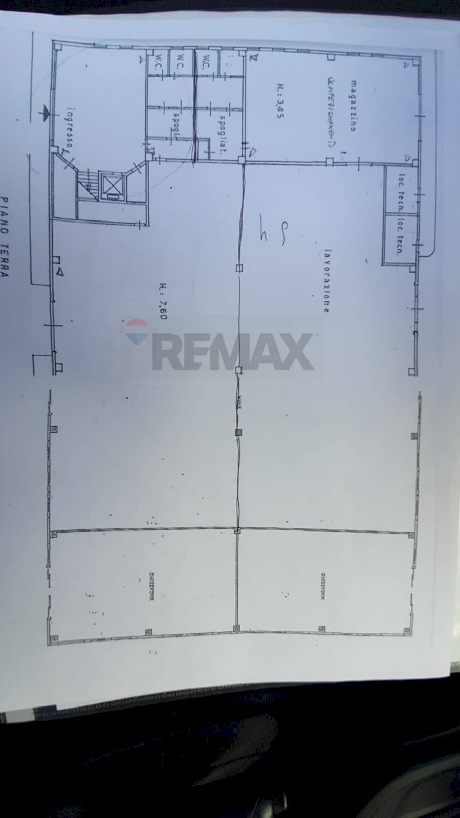 Pianta 2D - Capannone zona industriale blocco palma II
 
SNC, Catania - planimetria 1