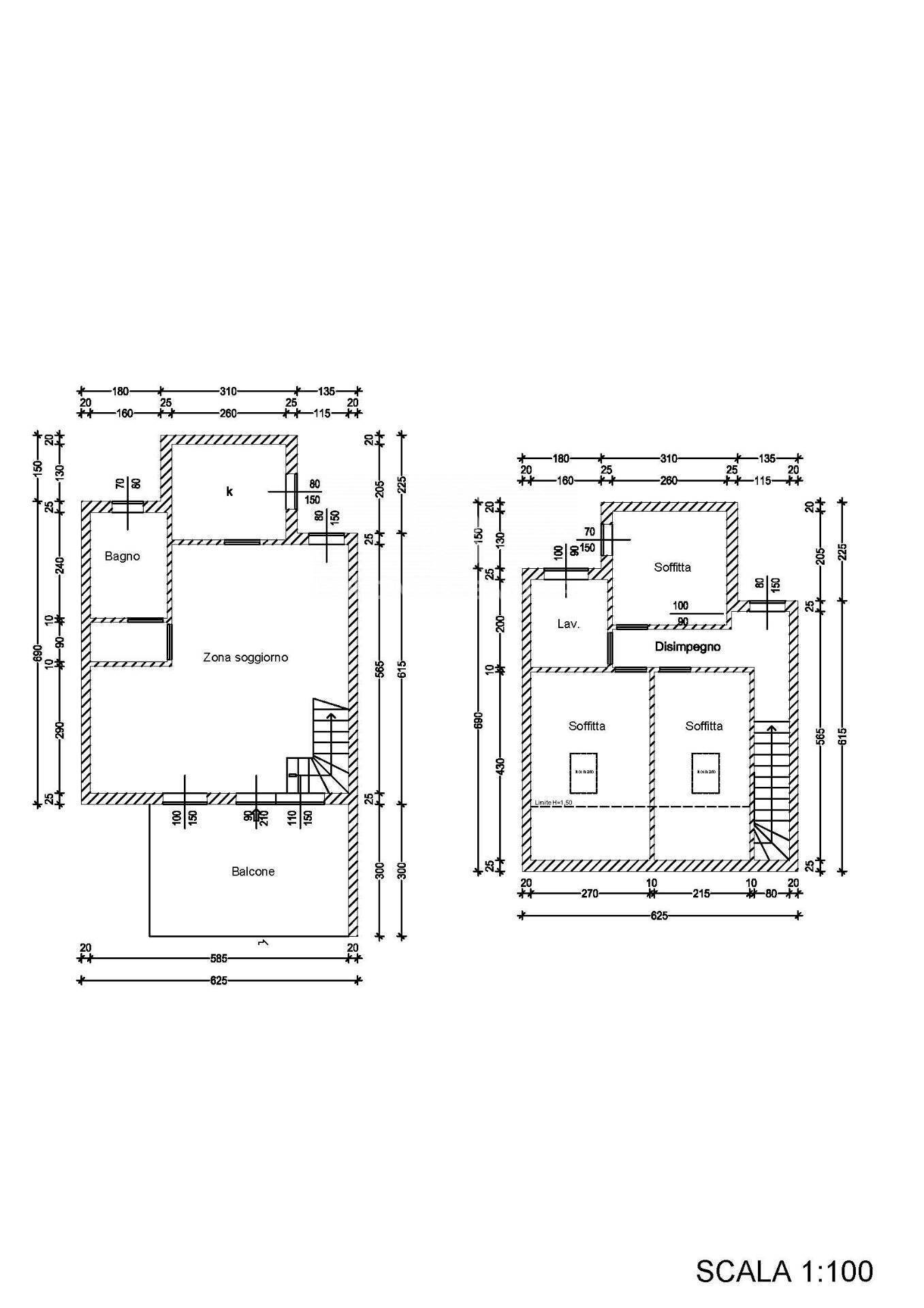 PLANIMETRIE - Appartamento VIA GIULIO CESARE
 
1, Desenzano del Garda - planimetria 1