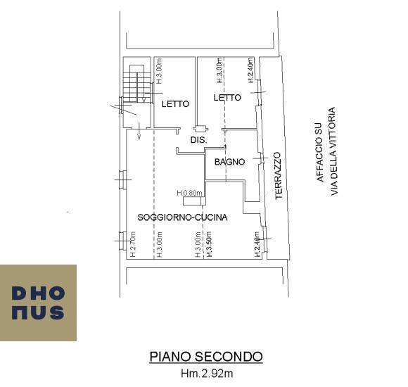 Foto 20 - Three-room apartment Via Umberto Primo
 
4, Bonate Sopra - floor plans 1