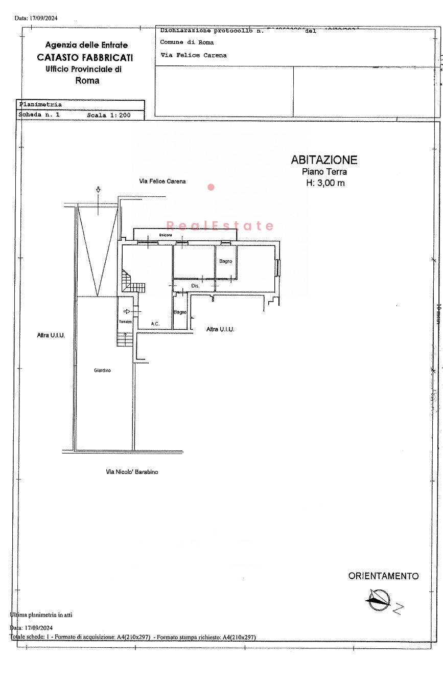 Foto 36 - Villa Via Alessandro Capalti, Roma - floor plans 1