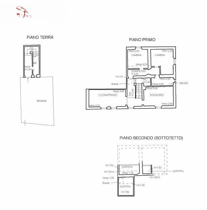 Foto 34 - Casa indipendente via di Gicigliano
 
40, Pontassieve - planimetria 1