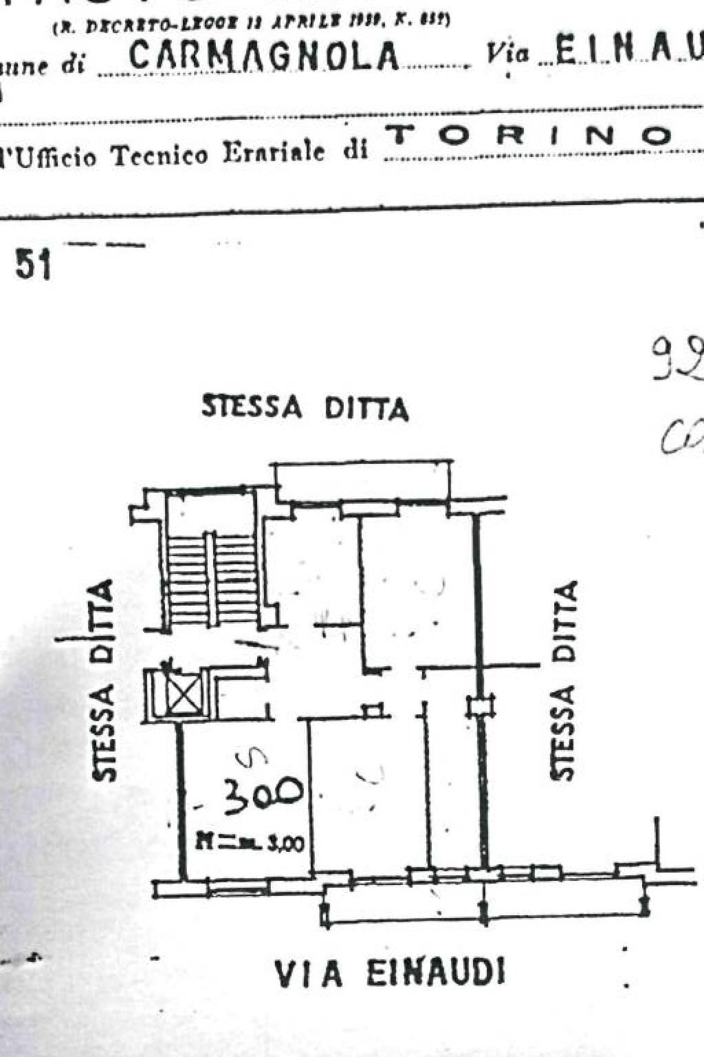 Four-room apartment via Luigi Einaudi, 5, Carmagnola - floor plans 1