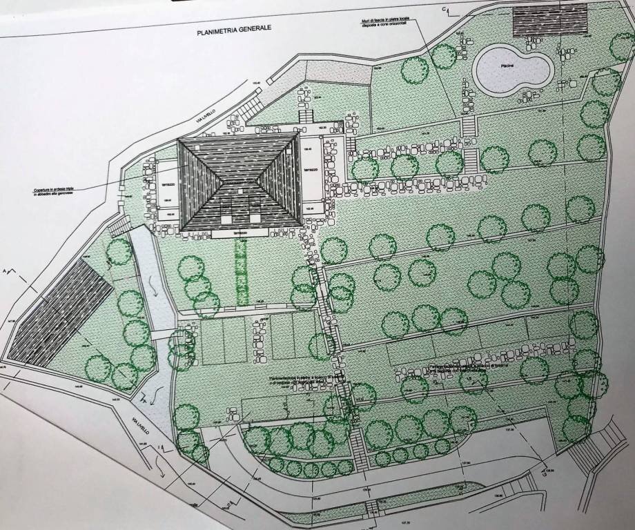 Planimetria - Villa via Pissorella, Camogli - foto 2