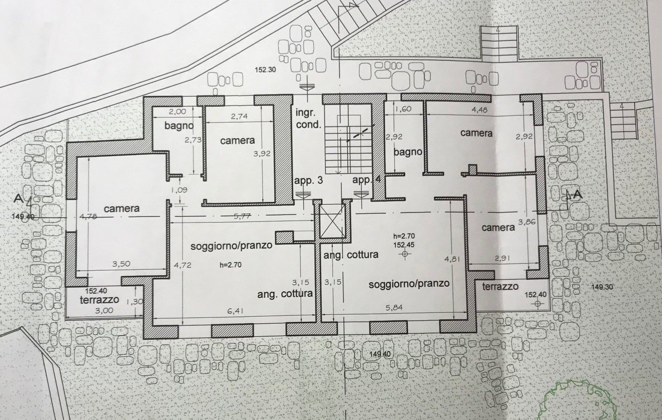 Villa via Pissorella, Camogli - planimetria 1