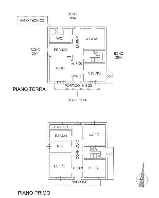 Foto 22 - Four-room apartment Mantova - floor plans 1