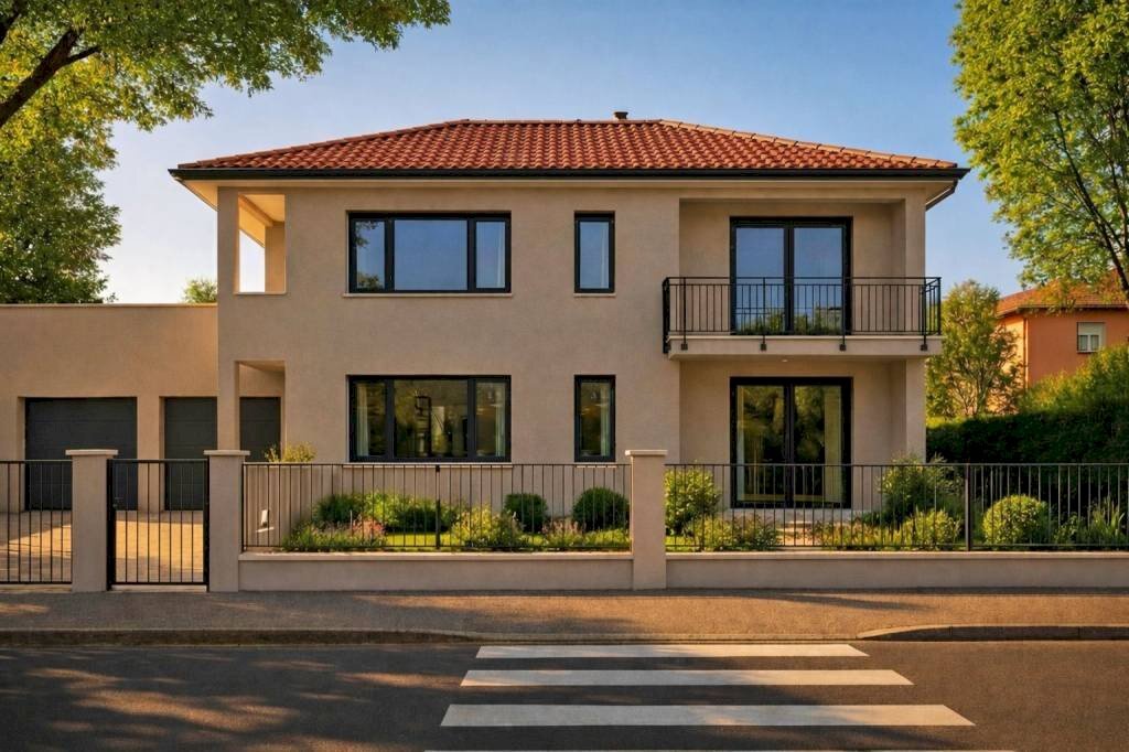 Facciata - Villa via Gioacchino Rossini, Cassano d'Adda - foto 1