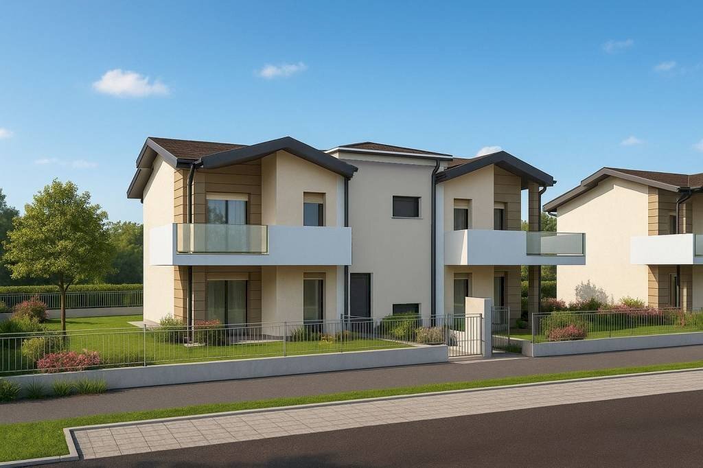 Facciata - Villa via Leonardo da Vinci, 47, Cassano d'Adda - photo 3