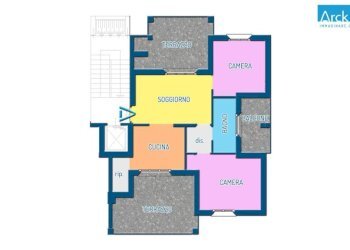 Planimetria - Attico via Filippo Turati, 27, Inzago - foto 31