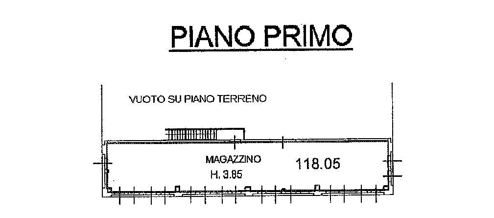Capannone via Magenta, 77, Rho - planimetria 1