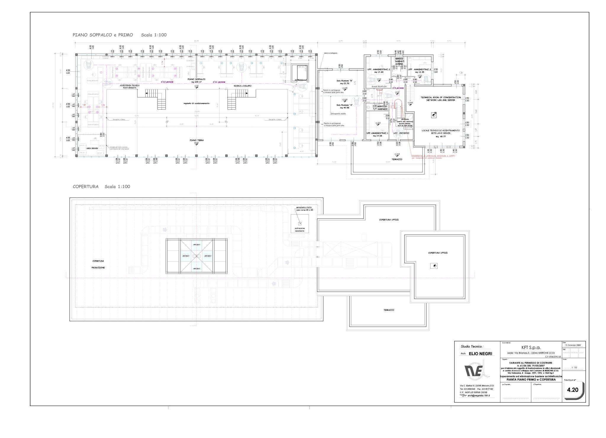 Shed via Nuova Vallassina, 4a, Merone - floor plans 1