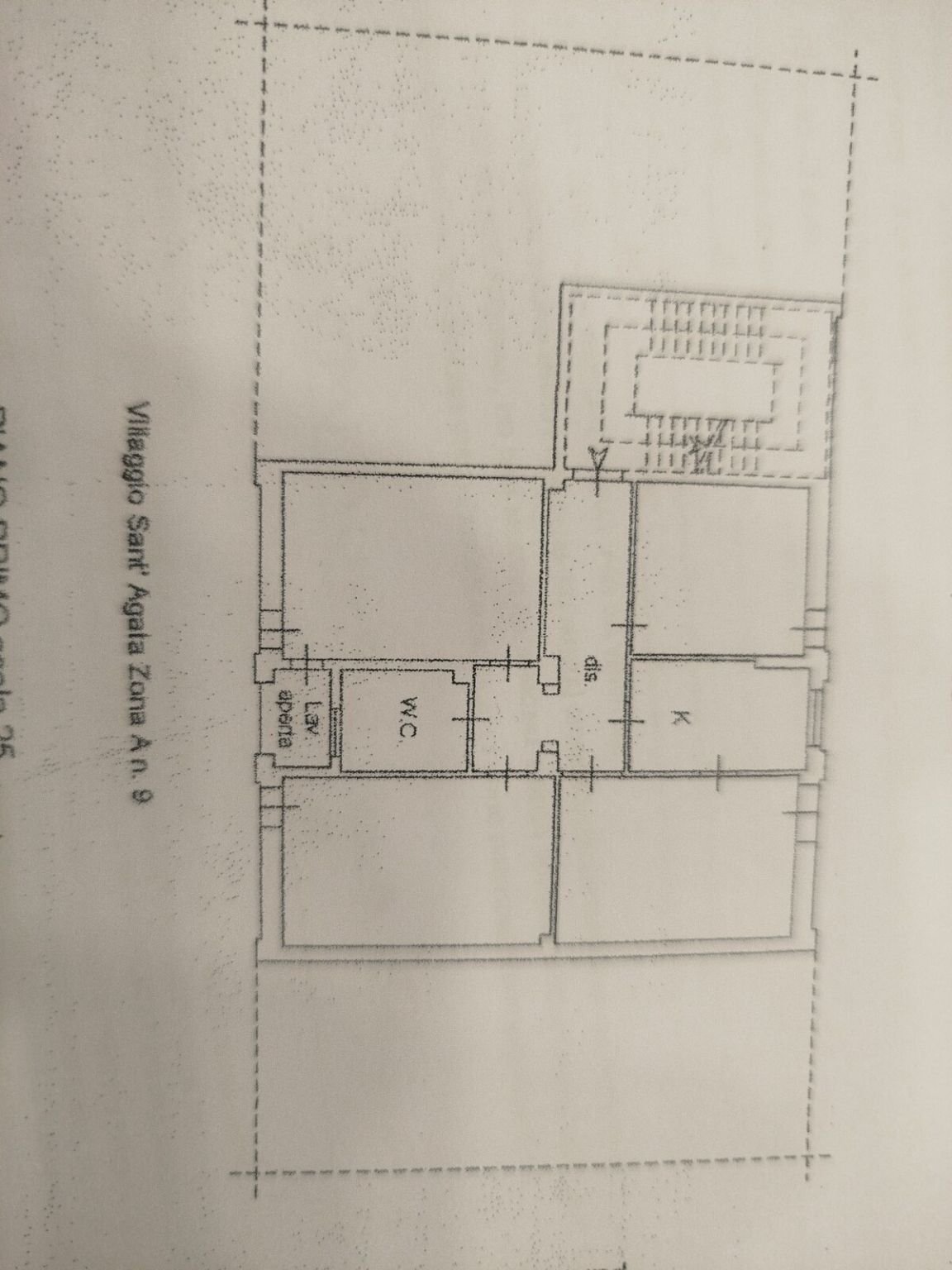 Four-room apartment Villaggio Sant'Agata Zona A, 9, Catania - floor plans 1