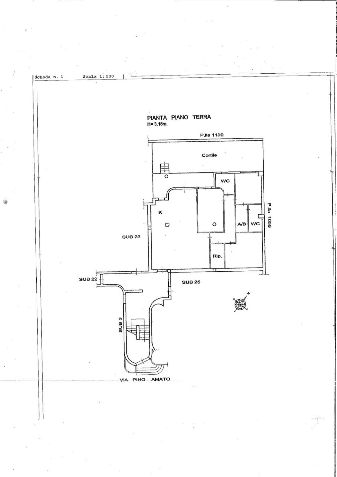 Quadrilocale via Pino Amato, 16, Casoria - planimetria 1