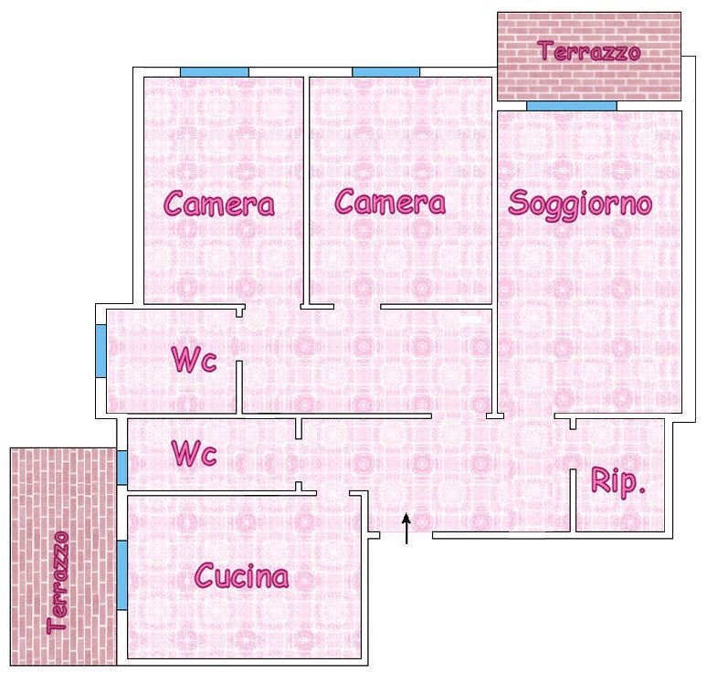 2 planimetria.jpg - Appartamento Via della Chiusa 101, Sestri Levante - planimetria 1