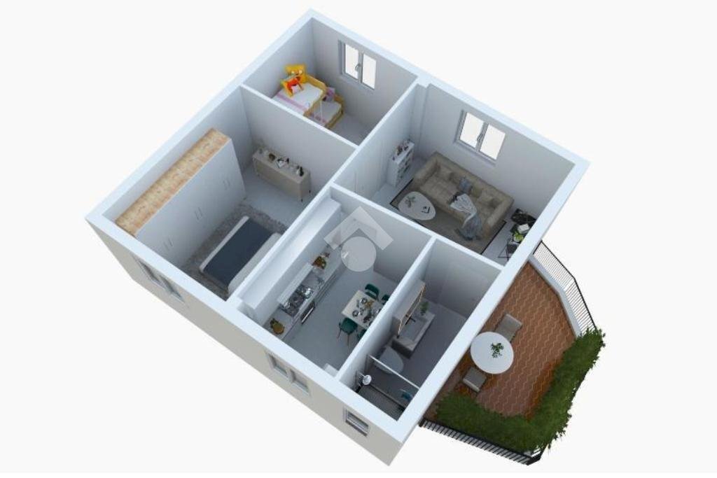 Casa semi indipendente Strada della Cava, Bordighera - planimetria 1