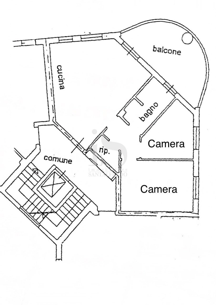 One-room apartment VIA DON MILANI, SNC, Concorezzo - floor plans 1