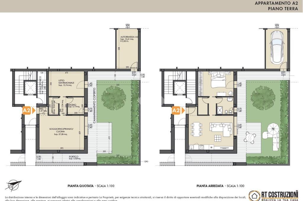 Bilocale Via Saffi, Castelfranco Emilia - planimetria 1