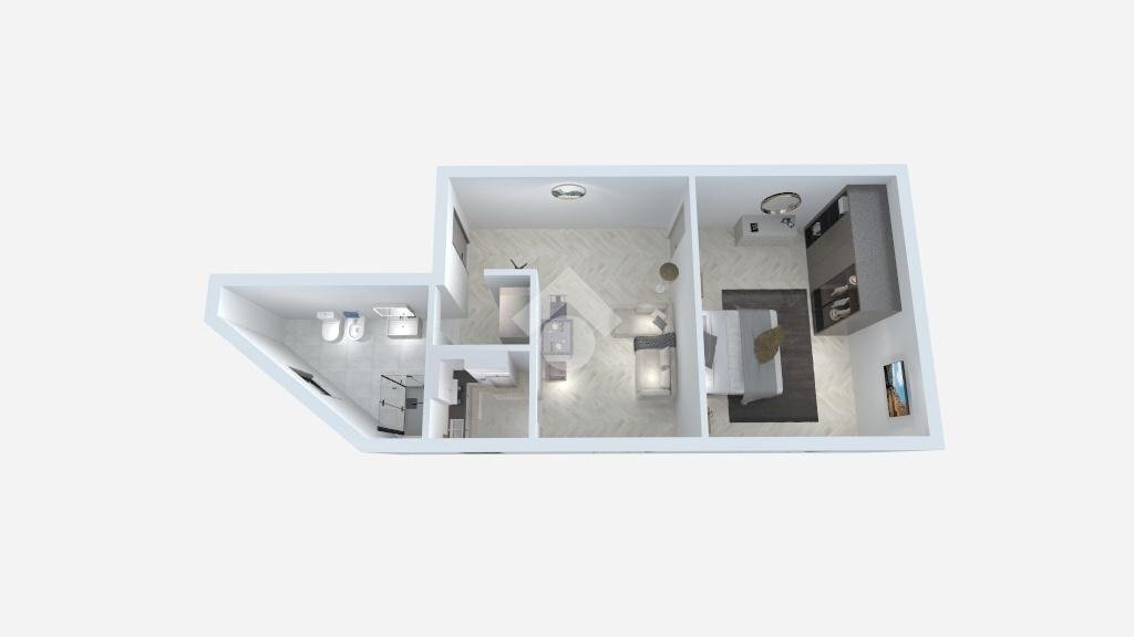 Bilocale Via Santa Rita da Cascia, Milano (zona Barona) - planimetria 1