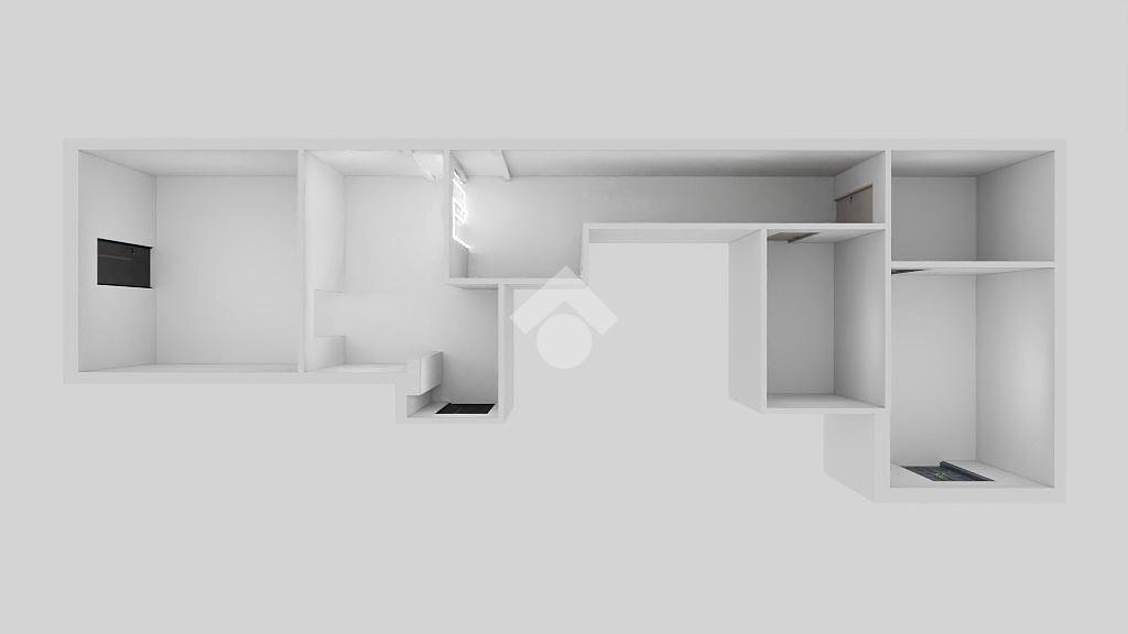 Three-room apartment Piazza Bottini, Milano (neighborhood Lambrate) - floor plans 1