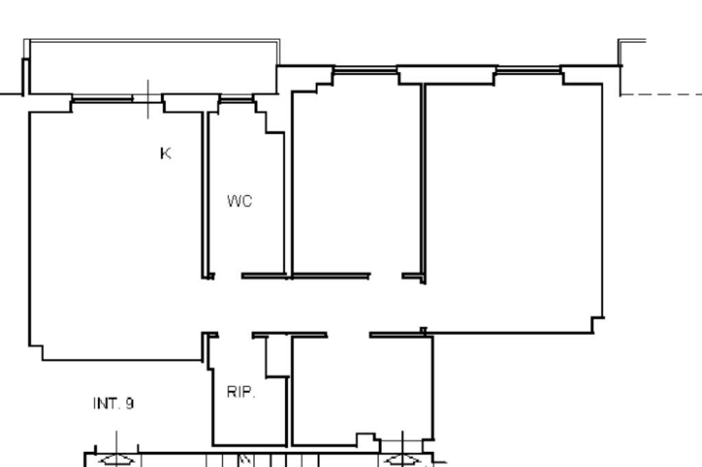Appartamento Via Manfredo Fanti, Genova (zona Sampierdarena) - planimetria 1