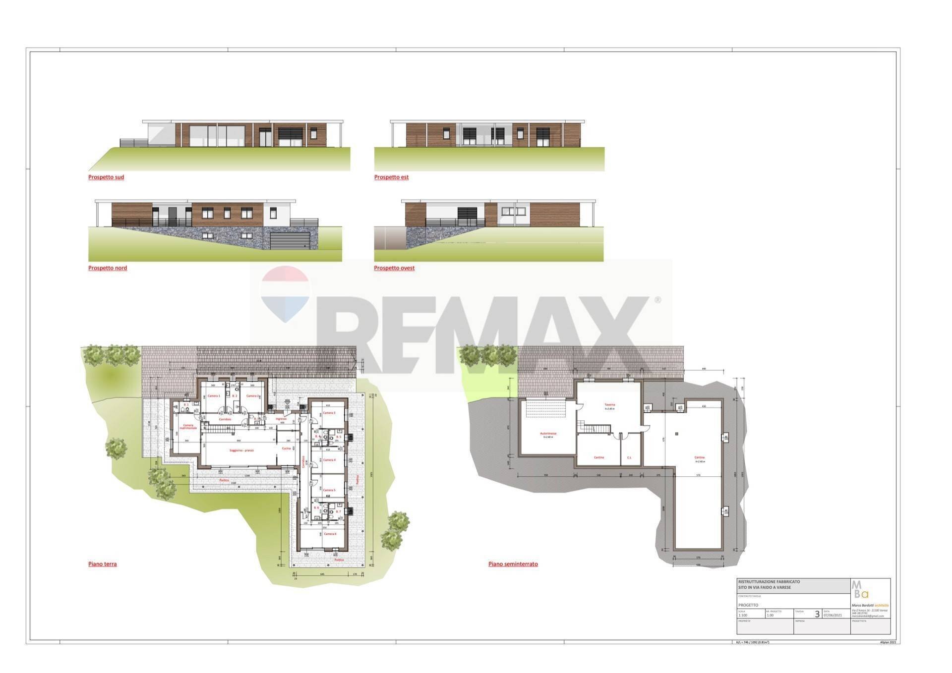 Foto 14 - Terreno agricolo Via Faido
 
62, Varese - planimetria 1