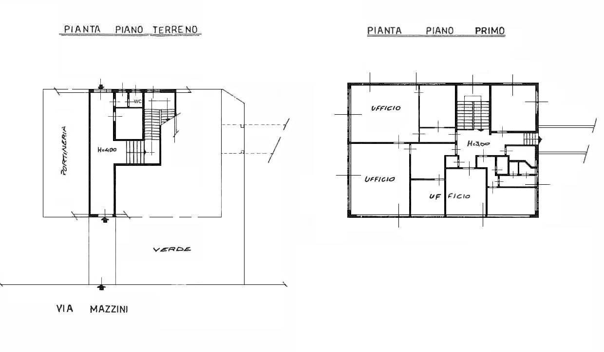 Ufficio via MAZZINI, 33, Sesto San Giovanni - planimetria 1