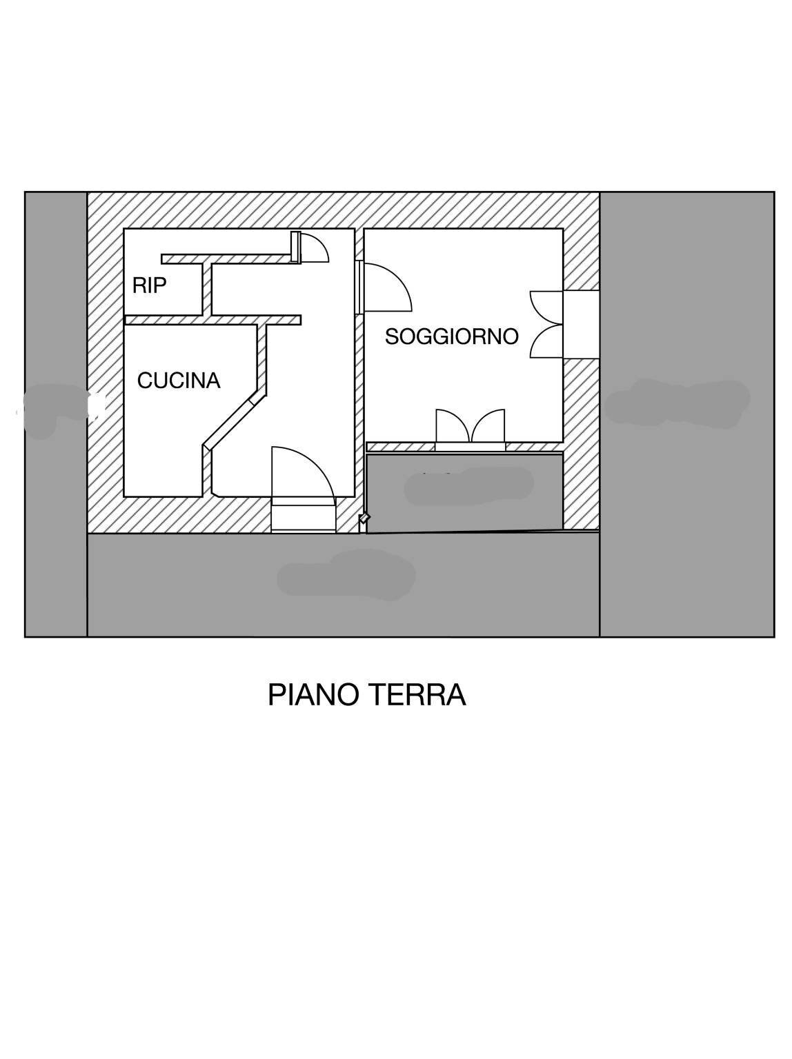 Villa via Quarto, 45, Genova (zona Quarto) - planimetria 1