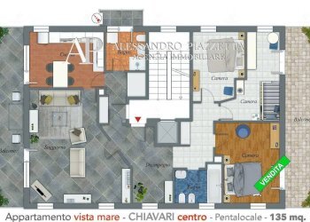 Planimetria - Appartamento Chiavari - foto 31