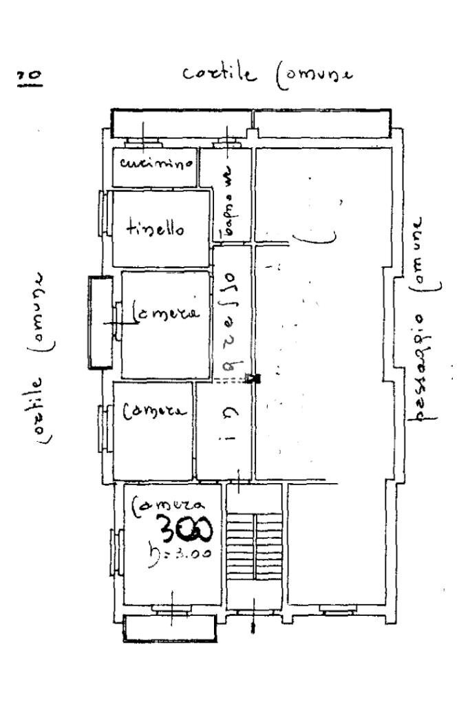 Quadrilocale Via Mario Risso, Pinerolo - planimetria 1