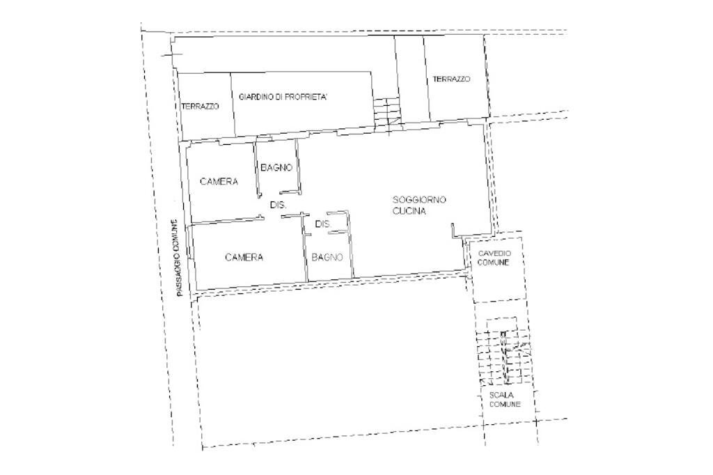 Trilocale Via dei Badilanti, Corbetta - planimetria 1
